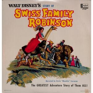 Disney - Swiss Family Robinson - Vinyl LP Record 1963